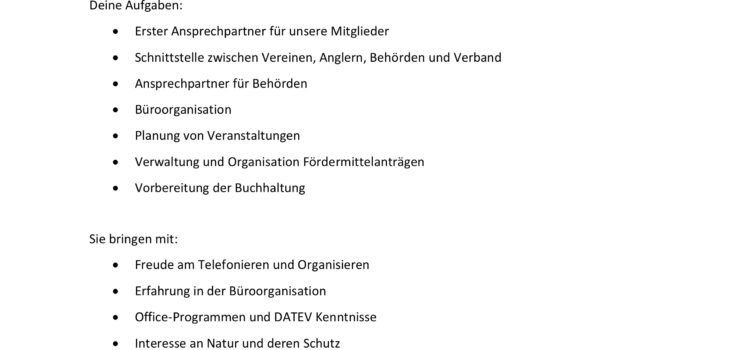 Arbeiten beim VANT Arbeiten beim VANT